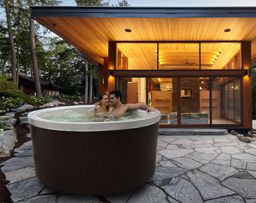 E-310S Ease Spas Arylic Outdoor 6 osób Okrągłe Spa Wanna z hydromasażem Basen do masażu z hydromasażem