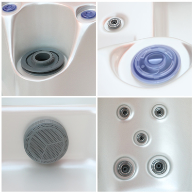 American Aristech Acrylic 5 osób Masaż Hot Tub z Balboa sterowania i żywe podwodne oświetlenie