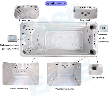 Nieprzerwany turbinny spa dla jacuzzi 27 PCS Total Jets