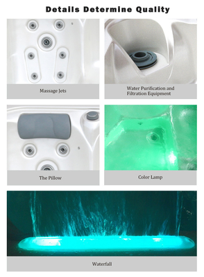 27 sztuk Dżety 2 salony Spa na świeżym powietrzu Whirlpools Masaż Whirlpool