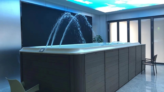 Pływalnia zewnętrzna basen wolnostojący dla ogrodu 5 metrów nieskończony basen spa jacuzzi z funkcją masażu