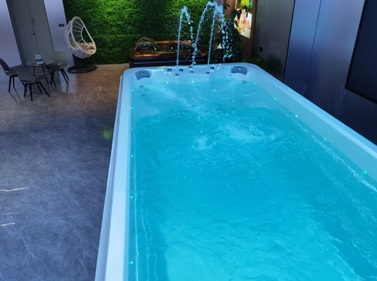 Pływalnia zewnętrzna basen wolnostojący dla ogrodu 5 metrów nieskończony basen spa jacuzzi z funkcją masażu