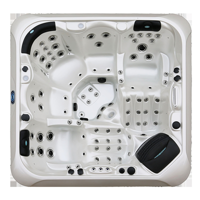 Ogród 5 miejsc Łazienka z luksusowym masażem Spa Wanny zewnętrzne Whirlpool Wanny gorące Acrylic Freestanding Spa Wanny dla willi