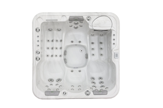 Woda do kąpieli z akrylem z odciążeniem ciśnienia Whirlpool Spa z światłem LED