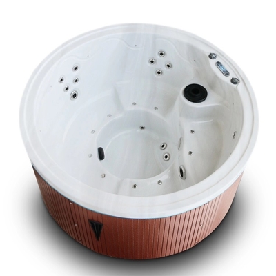5~6 okrągłe wanny gorące Wanny kąpielowe zewnętrzne wanny spa 2.5HP pompa 2-poziomowy krok