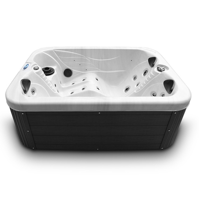 Akrylowe 2-osobowe wanny z hydromasażem Whirlpool Masaż Ogród Wanna spa z diodami LED