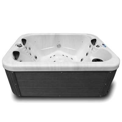 Akrylowe 2-osobowe wanny z hydromasażem Whirlpool Masaż Ogród Wanna spa z diodami LED