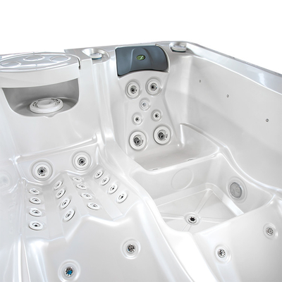 Balboa Control System Akrylowa 3-osobowa wanna z hydromasażem na świeżym powietrzu do willi