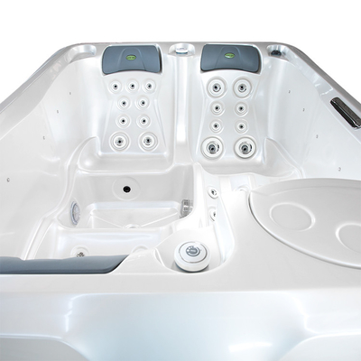 Balboa Control System Akrylowa 3-osobowa wanna z hydromasażem na świeżym powietrzu do willi