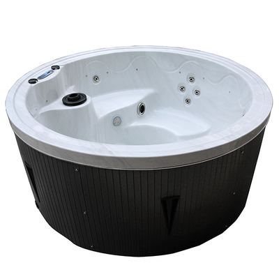 Round Hotel Whirlpool Wanna do masażu Hot Spring Spa Zewnętrzne wanny z hydromasażem