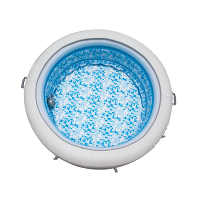 Dostosowane logo 6-osobowa wanna z hydromasażem Okrągła wanna z hydromasażem na zewnątrz