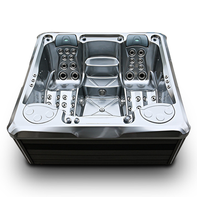 Balboa Control System Luksusowa akrylowa wanna z hydromasażem z lekkim wodospadem