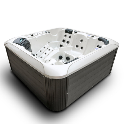 Masaż akrylowy Terapia z gorącą wanną Spa Jacuzzi Wanny do relaksu na świeżym powietrzu 5 osób