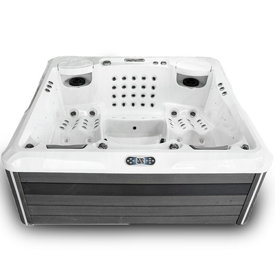 Wolnostojące jacuzzi do masażu powietrznego Wanna z hydromasażem dla 3-4 osób