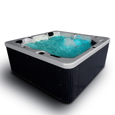 5 osób Duży rozmiar akrylowa wanna do hydromasażu Wanna z hydromasażem Spa z dyszami bąbelkowymi