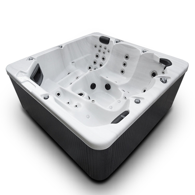 5 osób Duży rozmiar akrylowa wanna do hydromasażu Wanna z hydromasażem Spa z dyszami bąbelkowymi