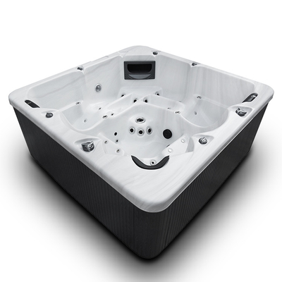 5 osób Duży rozmiar akrylowa wanna do hydromasażu Wanna z hydromasażem Spa z dyszami bąbelkowymi