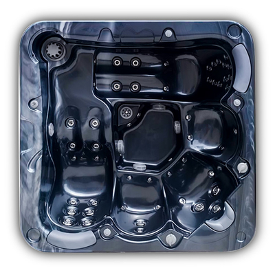 3 siedzenia 2 leżaki 380kg American Aristech Hot Tub z hydroterapią dla relaksu w domowym spa