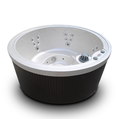 Nowa konstrukcja okrągła wanna do masażu spa z hydromasażem na świeżym powietrzu Wanna z hydromasażem dla 4 osób