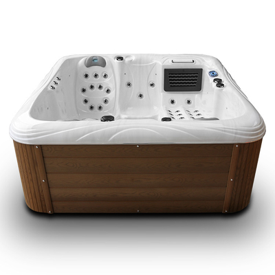 Jacuzzi na zewnątrz Acrylic Massage Spa Wanny dla 4 osób do relaksującej hydroterapii