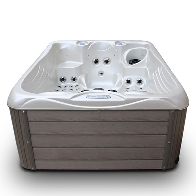 Mały rozmiar 3 osoby Wolnostojąca wanna z hydromasażem Outdoor Whirlpool Spa Wanna z diodą LED