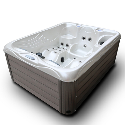 Mały rozmiar 3 osoby Wolnostojąca wanna z hydromasażem Outdoor Whirlpool Spa Wanna z diodą LED