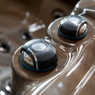 Akrylowe wanny z hydromasażem na świeżym powietrzu Dysze powietrzne Whirlpool Masaż Spa Wanna