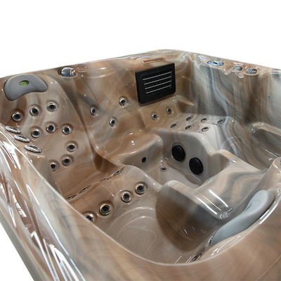 Akrylowe wanny z hydromasażem na świeżym powietrzu Dysze powietrzne Whirlpool Masaż Spa Wanna
