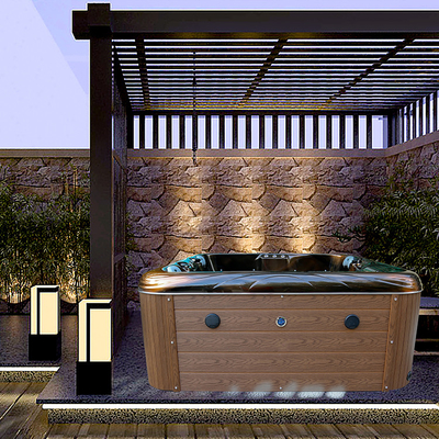 Jacuzzi na zewnątrz Acrylic Massage Spa Wanny dla 4 osób do relaksującej hydroterapii