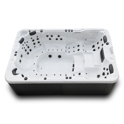 Luksusowy 10-osobowy basen akrylowy Outdoor Swim Spa Jacuzzi z diodą LED
