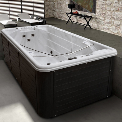 Luksusowy masaż Niekończący się basen Outdoor Swim Spa Jacuzzi Whirlpool