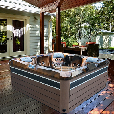 Aromaterapia Masaż odrzutowców Whirlpool Outdoor Spa Hot Tub 5 osób Jacuzzi Spa Tub