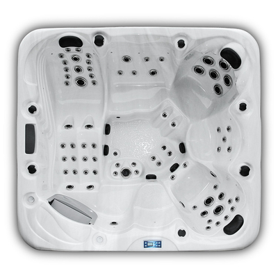 Przenośna 1 salonowa wanna na zewnątrz Mutil-Funtion Whirlpool Waterfall Spa Wanna z 5 miejscami siedzącymi Wanny z hydromasażem