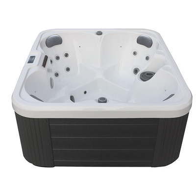 Outdoor Garden Duża designerska wanna do masażu z hydromasażem z siedziskiem wypoczynkowym