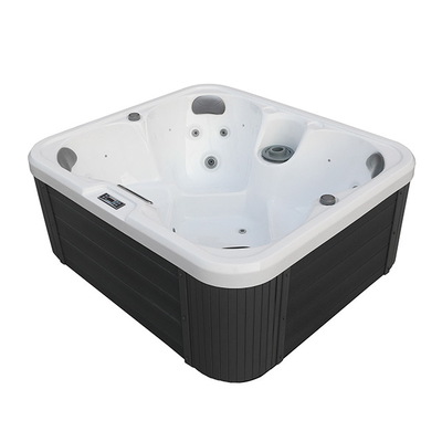Outdoor Garden Duża designerska wanna do masażu z hydromasażem z siedziskiem wypoczynkowym