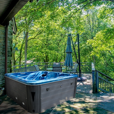EUROPEAN Villa Luxury 6 Person Square Masaż na świeżym powietrzu Wanna z hydromasażem Spa