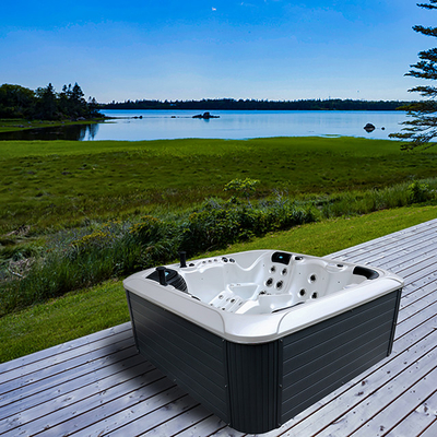 M-780D 5 Osób Jacuzzi Akryl Biały Marmur System Sterowania Balboa Masaż Wanna Whirlpool