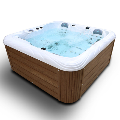 4 miejsca do kąpieli na zewnątrz Wanny z hydromasażem Wanna spa z bezprzewodowym Bluetooth