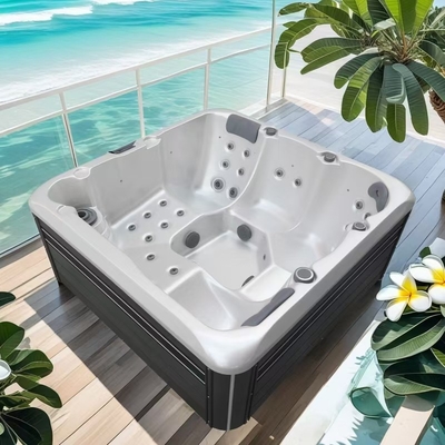 Wi-Fi-aktywny 5 osób Woda gorąca Modern Design Outdoor Garden Acrylic Massage Spa Woda z certyfikatem CE / ETL / SAA / ISO