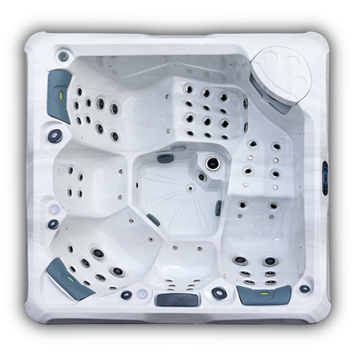 5 osób Whirlpool Masaż na świeżym powietrzu Wanna z hydromasażem Spa z 2 leżakami